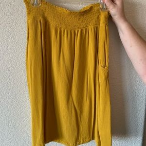 Mustard Yellow Skirt